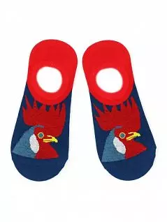 Оригинальные носки с принтом "Петух" синего цвета Hobby Line 45996